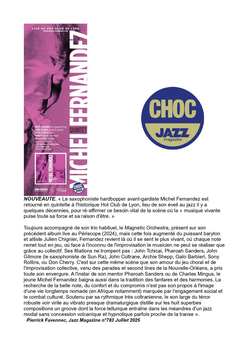 Michel Fernandez (@mjazzfernandez1) on Twitter photo 