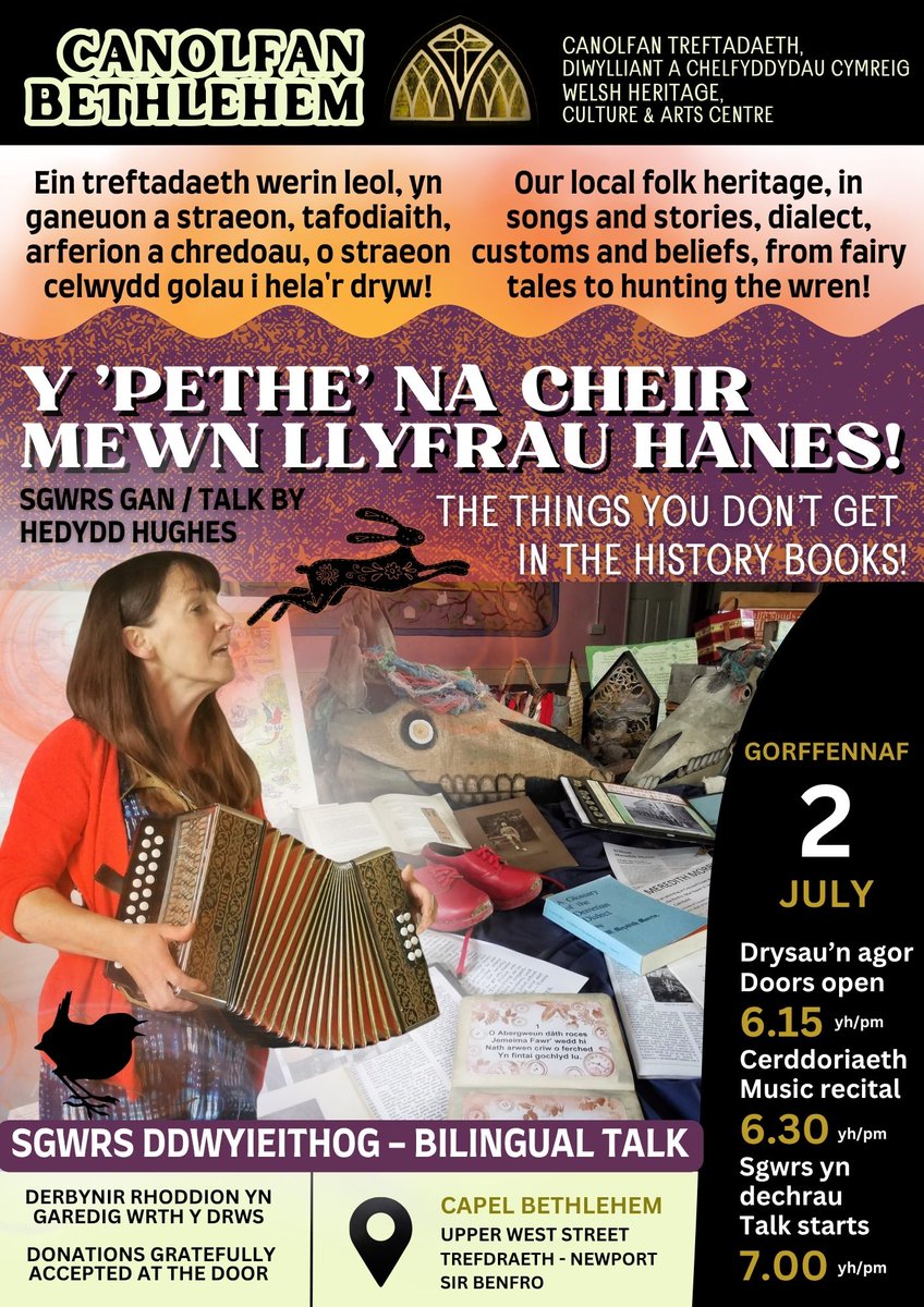 Live in Pembrokeshire and interested in local folk heritage?