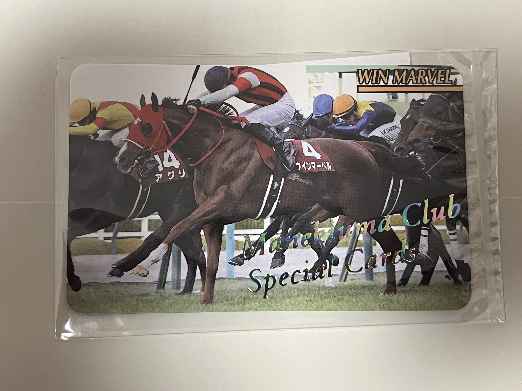 まねき馬 レインボーカードまねき馬倶楽部スペシャルカード武豊