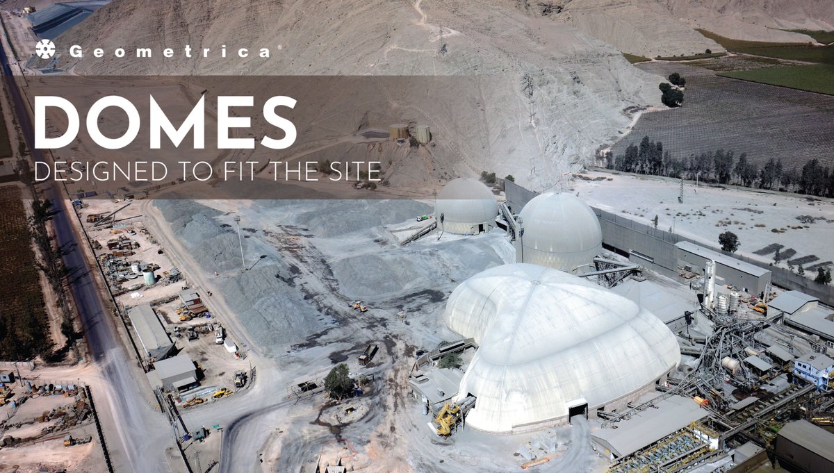 When terrain gets tough, design makes the difference.
No earthworks. No delays. Just a structure that fits your site from day one.

#Geometrica #Engineering #Domes #Freedome #MiningSolutions #ExtremeEnvironments #StructuralDesign

Learn more: geometrica.com/en/bulk-storag…