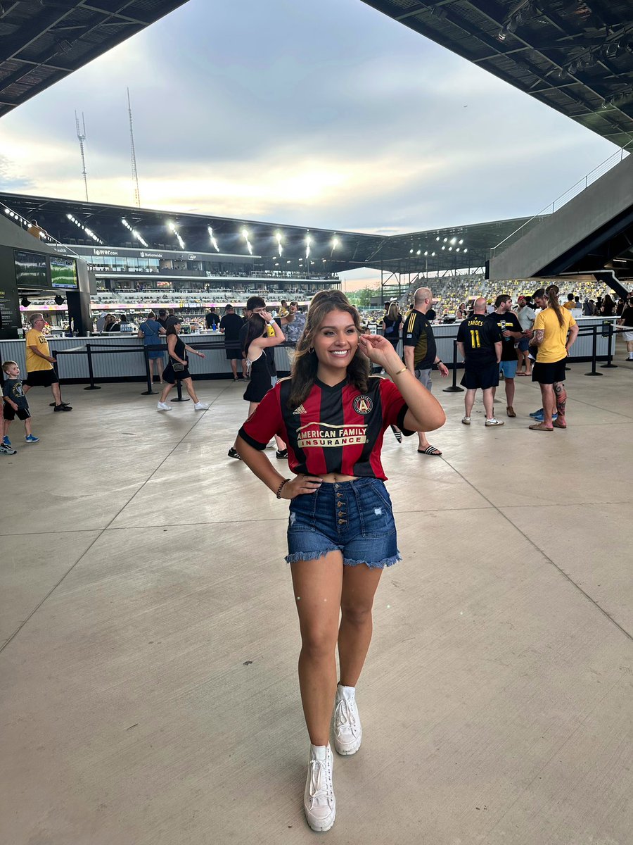 Rocked my Atlanta United jersey for my first visit at Historic Crew Stadium yesterday. ⚽️

And of course…my team lost. Safe to say, I’ve learned my lesson. Sorry <a href="/ColumbusCrew/">The Crew</a>! 😂