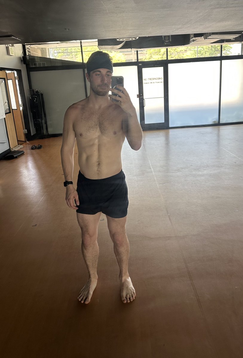 It was hotter outside than it was at hot yoga