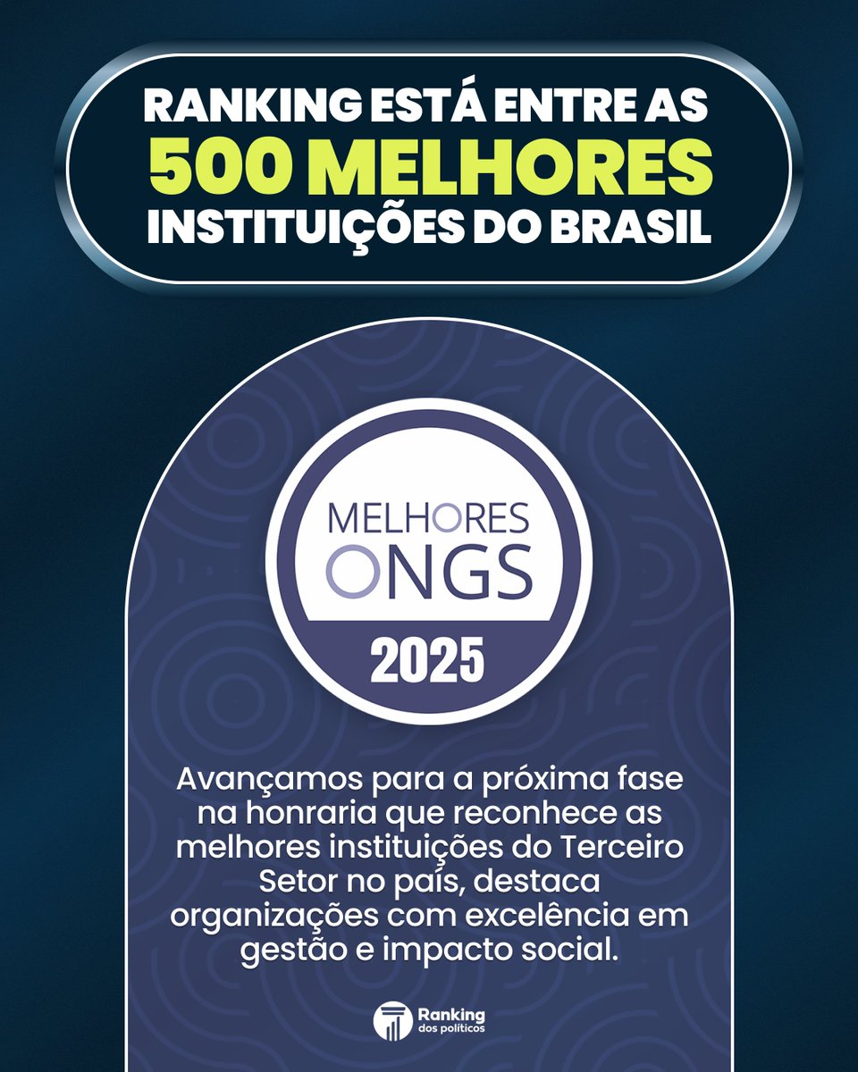Agradecemos a todos pela confiança em nosso trabalho e pelo avanço para a próxima fase do prêmio @melhoresongs.

Seguimos firmes com o propósito de contribuir para a melhora na eficiência do poder público 💪