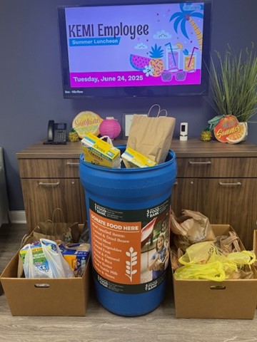 We had a wonderful time this week celebrating one another during our employee luncheon &amp; supporting God's Pantry Food Bank with a food drive. We ❤️ our teammates &amp; their ❤️ for others. Thank you, DV8 Kitchen, for the delicious food &amp; great service! #worksafe #serveothers