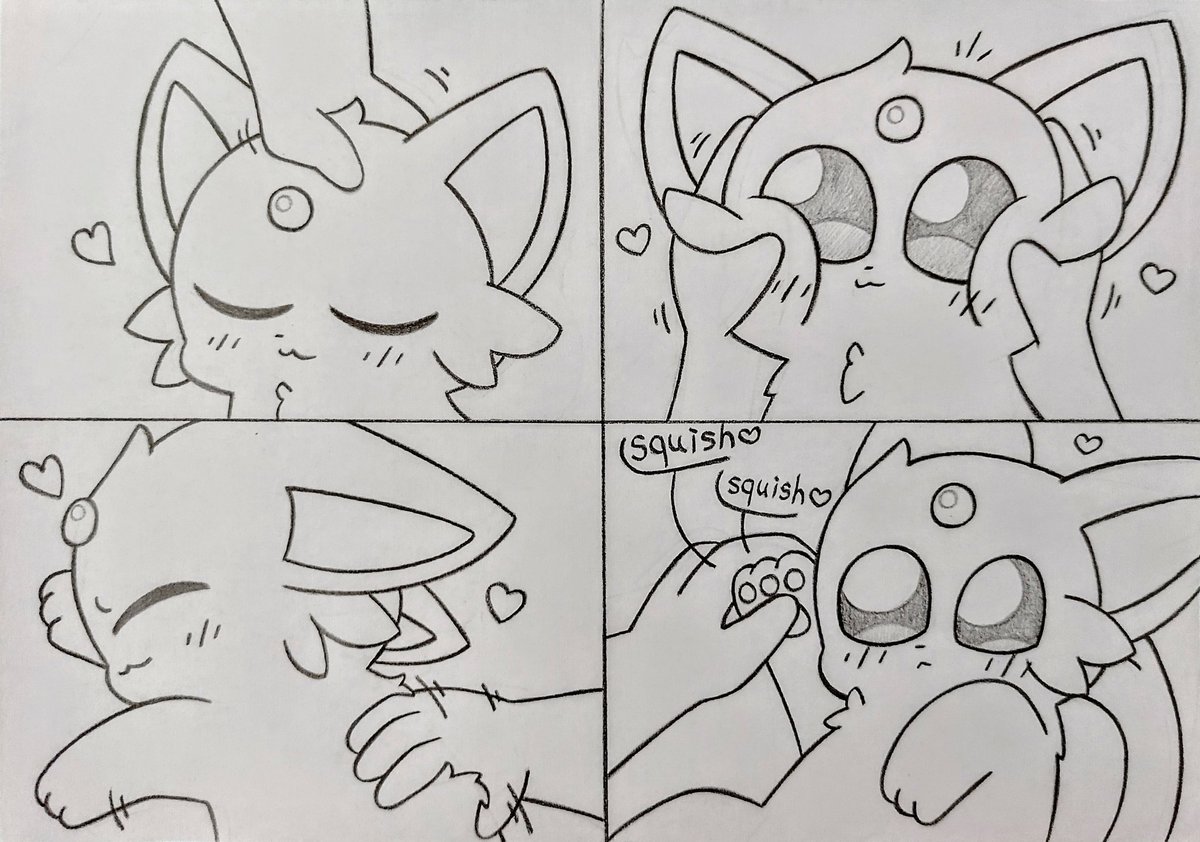 Caroltheduck's tweet image. pat the kitty✋