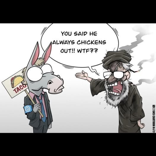 Not seeing many TACO comments 'round here anymore. LOL