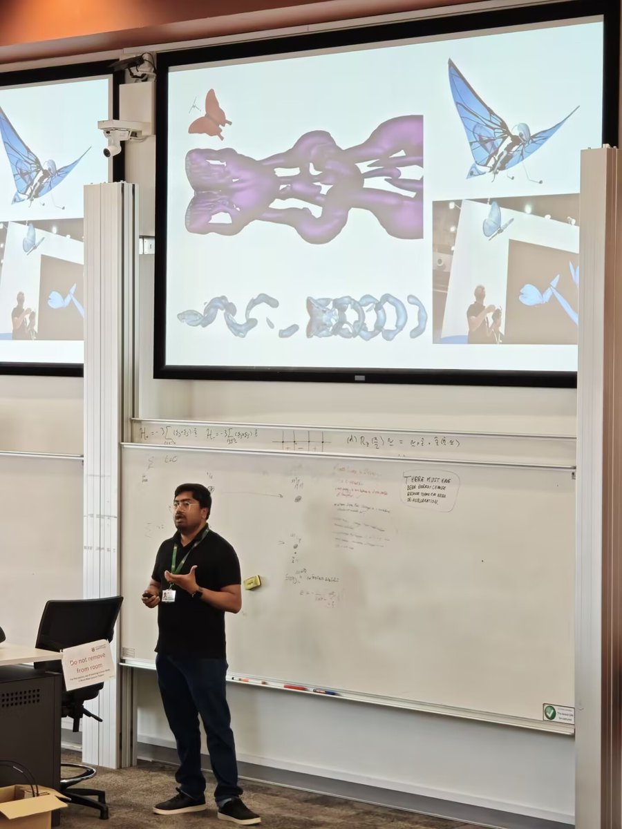 The second keynote this afternoon from Dr Chandan Bose, Assistant Professor of Aerospace Engineering, sharing how his team uses HPC to tackle complex multi-physics problems — from unsteady aerodynamics to bio-inspired fluid-structure interactions. #BEARChallenge2025 ^YZ