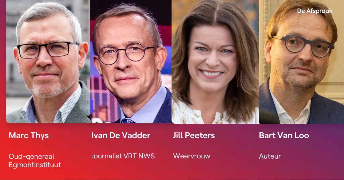 De Afspraak (@deafspraaktv) on Twitter photo Vanavond in #deafspraak: <a href="/Generalmarcthys/">General Marc Thys</a> en <a href="/vadderiVRT/">ivan de vadder</a> blikken terug op de NAVO-top, Jill Peeters over de hittegolf en het noodweer in Frankrijk en <a href="/bartvanloo/">Bart Van Loo</a> over de heruitgave van āChansonā. Om 20u35 op <a href="/vrtcanvas/">VRT CANVAS</a> Vanavond in #deafspraak: <a href="/Generalmarcthys/">General Marc Thys</a> en <a href="/vadderiVRT/">ivan de vadder</a> blikken terug op de NAVO-top, Jill Peeters over de hittegolf en het noodweer in Frankrijk en <a href="/bartvanloo/">Bart Van Loo</a> over de heruitgave van āChansonā. Om 20u35 op <a href="/vrtcanvas/">VRT CANVAS</a>