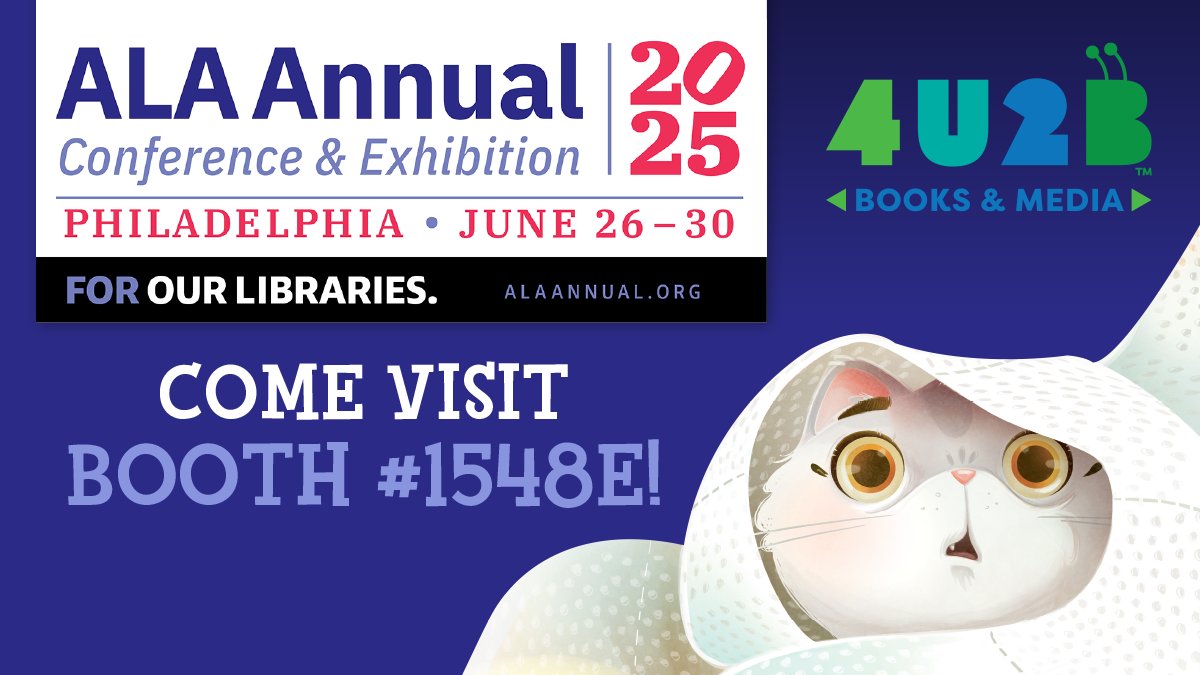 If you are attending this year's ALA Annual Conference &amp; Exhibition, come visit us at booth #1548E! We hope everyone enjoys the conference.

#ALAAC25