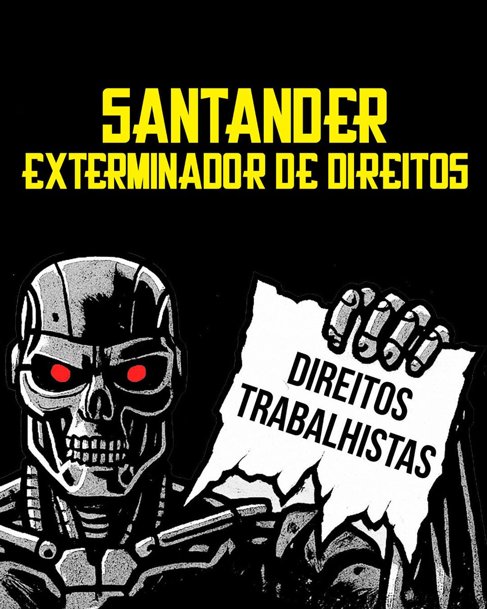 feteccutcn's tweet photo. Hoje é dia de denunciar as práticas abusivas da direção do Banco Santander no Brasil. 

Chega de demissões!  
Chega de terceirização e precarização!  
Chega de assédio e de práticas antissindicais!

 #BastaDeDespidosSantander e #SantanderNoNosCalla  
#Chegadedemissões https://t.co/r8gOteQl7s
