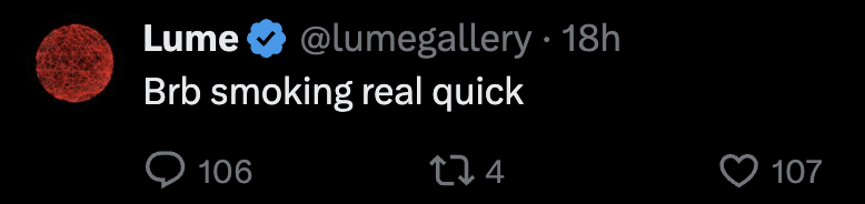 gm.

This has "dev died during mint" vibes.

Bullish?