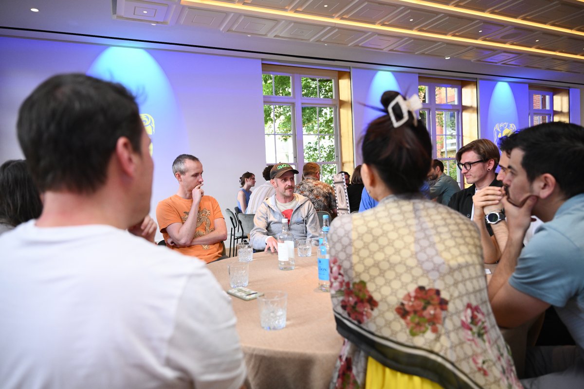 ChineseRoom's tweet image. Huge thanks to @BAFTAGames for inviting our Lead Environment Artist Iain &amp;amp; Lead Animator Fraser to speak at BAFTA Connect Forum last weekend. 
bafta.org/programmes/baf…

They enjoyed meeting the members and sharing thoughts on the craft of making games. ✨

📸 ©BAFTA / Jack Hall