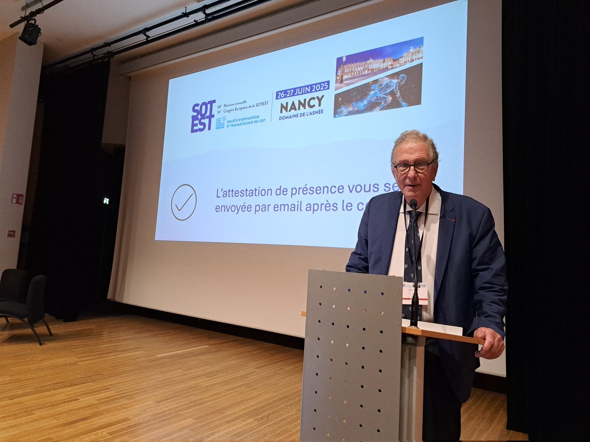 Table ronde nationale sur les prothèses totales de cheville à Nancy mais Amiens leader....