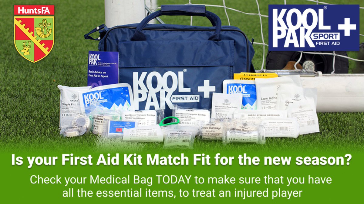 Huntingdonshire FA (@huntsfa) on Twitter photo Don't start the new season without restocking your first aid kit!!! Our friends at Koolpak have some amazing discounts on their products just for Hunts FA affiliated clubs koolpak.co.uk/County-Footbal… <a href="/Hunts_YL/">Hunts Youth League</a> <a href="/PDFLUK/">Peterborough & District Football League</a> <a href="/CambsDistColtsL/">CambsDistColtsLeague</a> <a href="/CambsLeague/">Cambs County League</a> <a href="/PDJALUK/">PDJAL</a> Don't start the new season without restocking your first aid kit!!! Our friends at Koolpak have some amazing discounts on their products just for Hunts FA affiliated clubs koolpak.co.uk/County-Footbal… <a href="/Hunts_YL/">Hunts Youth League</a> <a href="/PDFLUK/">Peterborough & District Football League</a> <a href="/CambsDistColtsL/">CambsDistColtsLeague</a> <a href="/CambsLeague/">Cambs County League</a> <a href="/PDJALUK/">PDJAL</a>