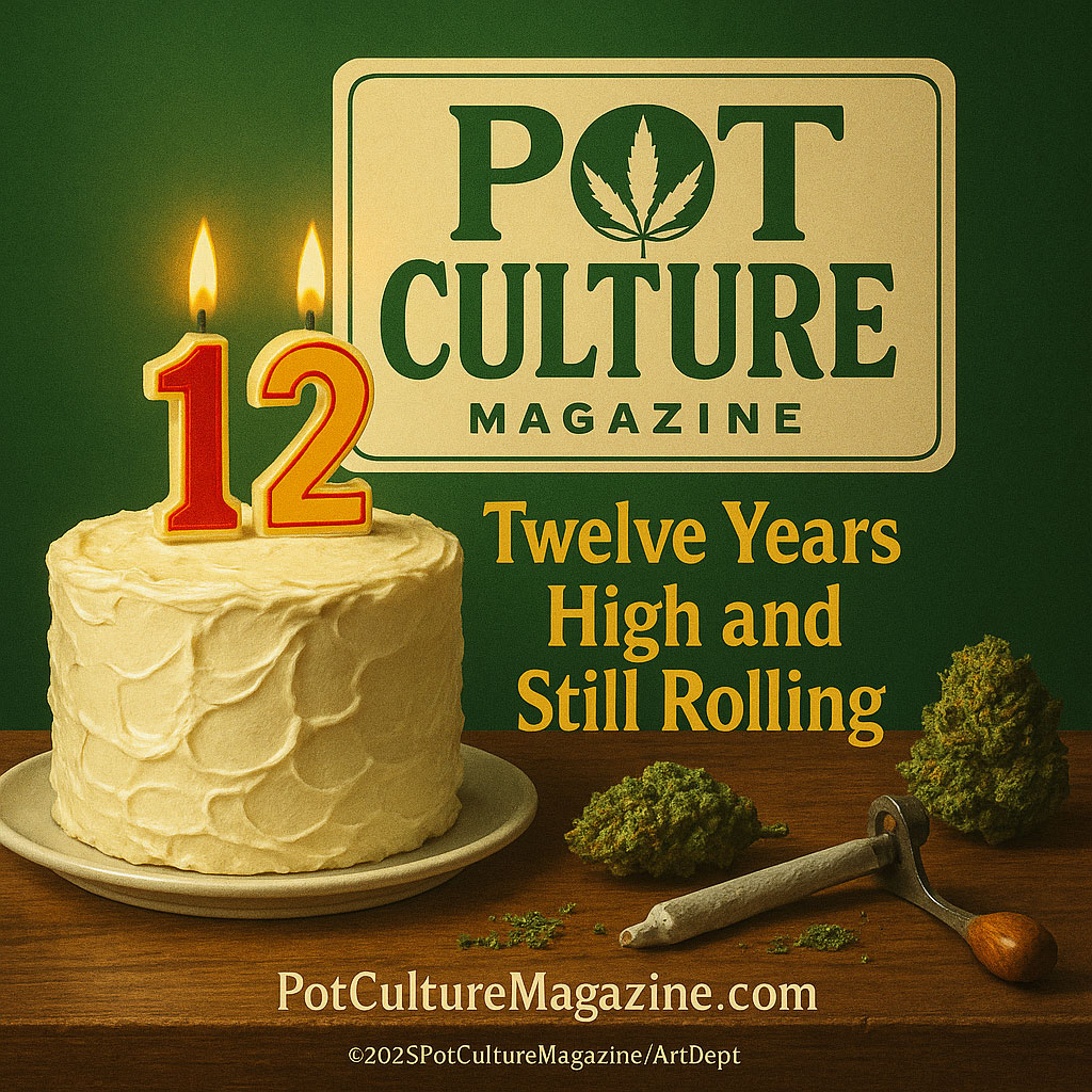 PotCultureMag's tweet photo. #FirstToke: Twelve Years High and Still Rolling
Founder Matthew Roberts retraces the long, lit path that brought Pot Culture Magazine from blogspot to battle-tested force.
👉 https://t.co/vINThGf3SG
#PotCultureMagazine #StonerHistory #CannabisCommunity #420Community #Cannabis https://t.co/RKmDvsgjpo