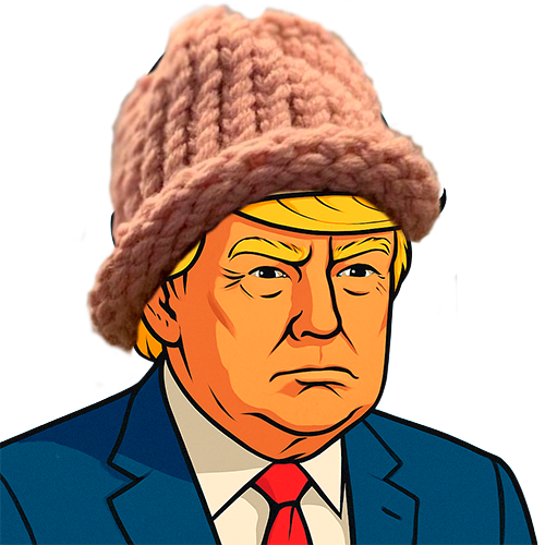 TrumpWif_Sol's tweet photo. This golden orator in the iconic Wif hat croaks: "I’m the word and meme in one, ribbit-ribbit!" — while his tweets ignite hype and the hat shines brighter than trends. https://t.co/Vc5UNsjBMS