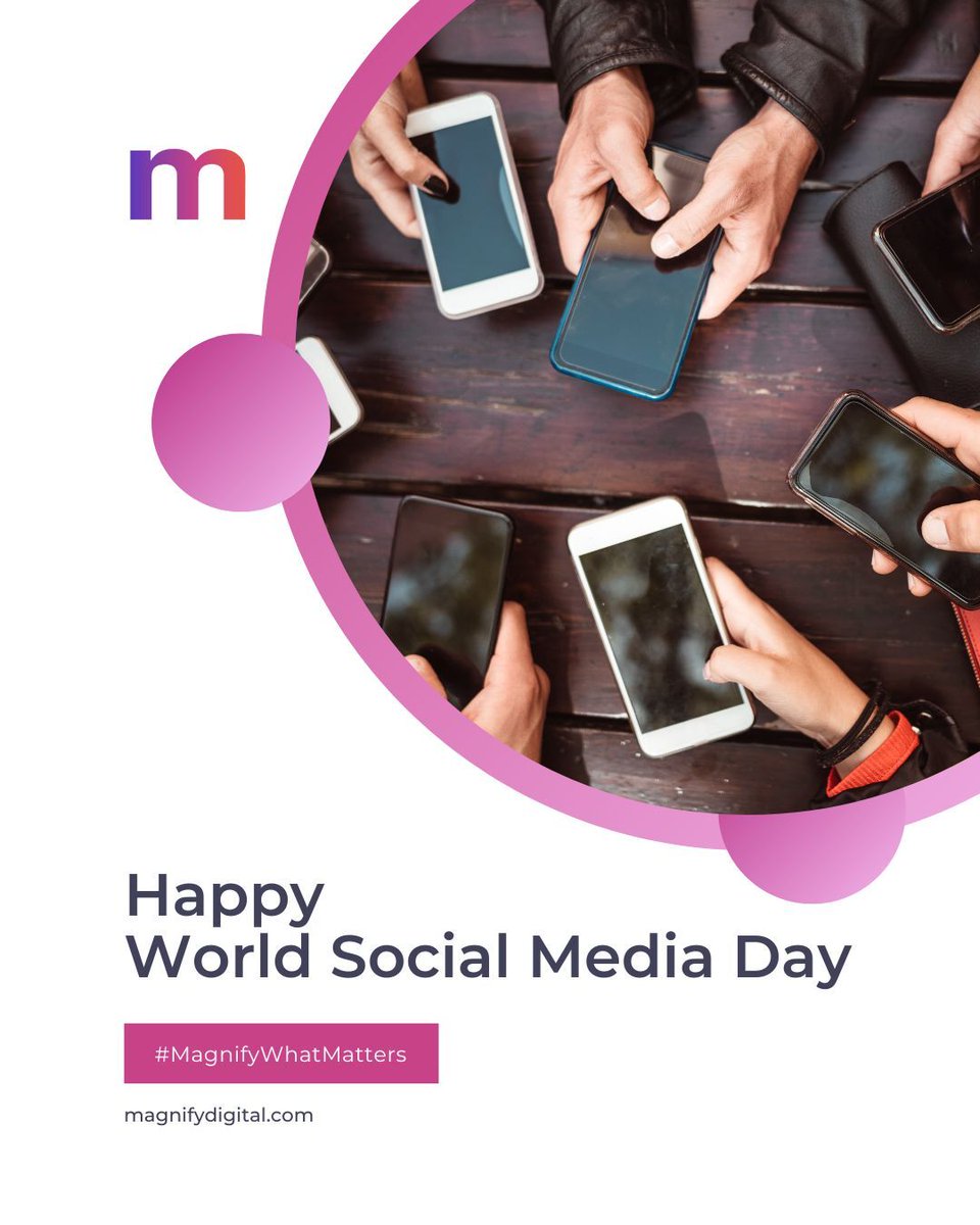 Celebrating the power of social to drive real connection. Whether you’re a creator, producer, or strategist, here’s to building digital spaces that matter. #WorldSocialMediaDay #MagnifyDigital