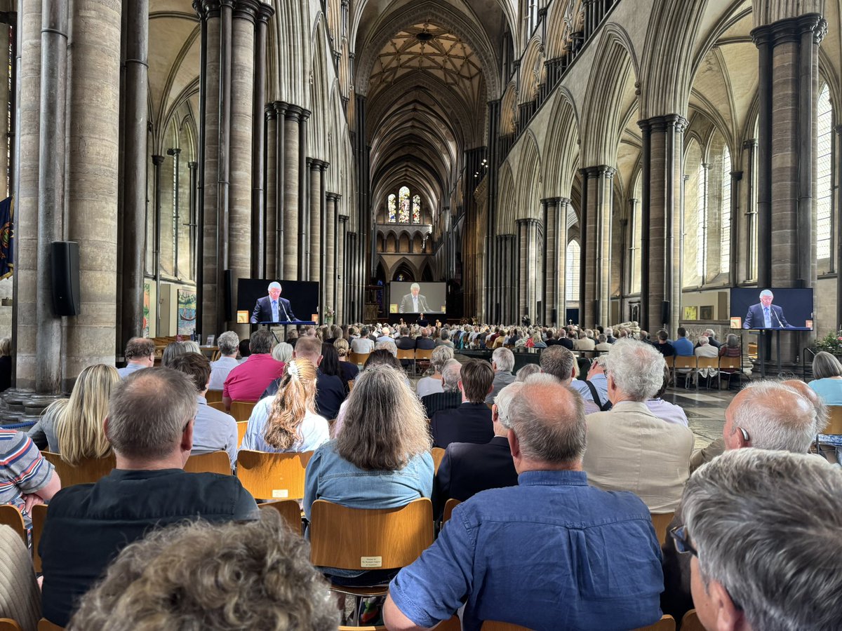 The move from ‘care to conflict’, bringing about the abandonment of the poorest in our world, is ‘callous’. Excellent Edward Heath annual lecture by Sir John Major in Salisbury Cathedral.