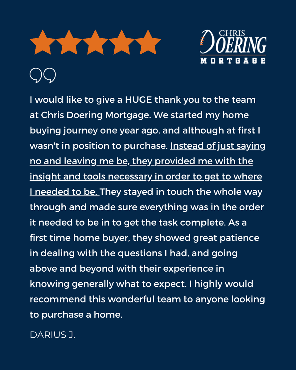 A year ago, this first-time buyer wasn’t quite ready to purchase. Now, they’re unlocking the front door to their new home. 🔑

🙌 Thank you for the kind words and trust. Welcome home!