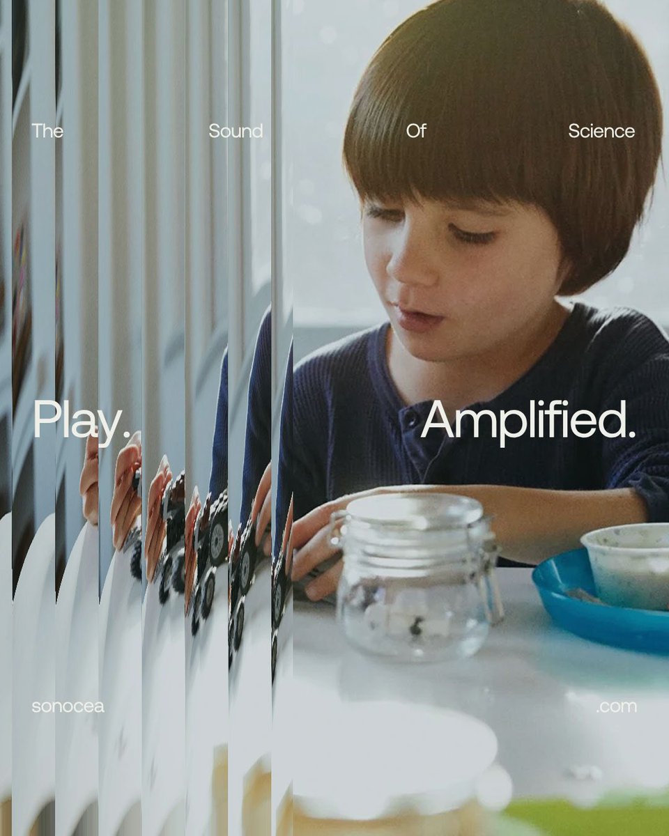SonoceaHQ's tweet image. Where play meets possibility.

#sonocea #sonicaugmentationtechnology #PlayAmplified #Neurodiversity #JoyfulPlay #InclusivePlay #ChildDevelopment #NeurodivergentKids #AmplifyJoy