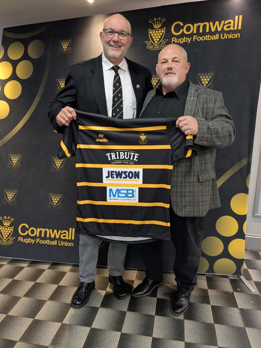 Awards for Alan Milliner &amp; Stuart Hood at last night's CRFU AGM. Also congrats to our Under 20 players in the South West squad.