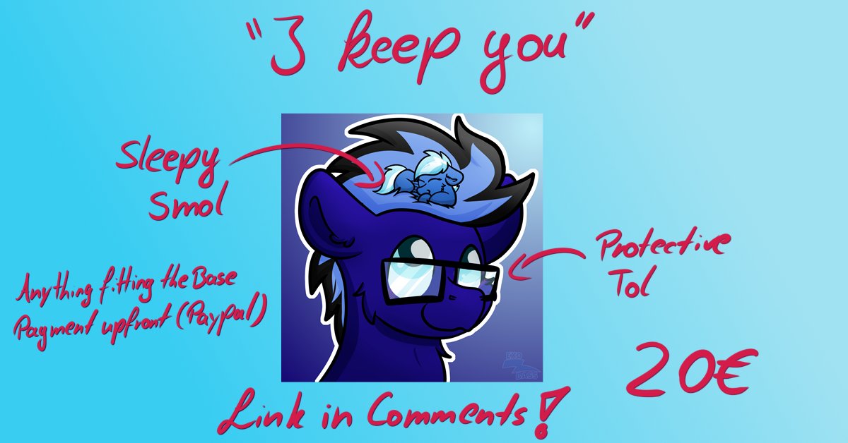 It's been a while, hasn't it? ^^;
After clearing a biiig chunk of my queue, I'm reopening 5 slots for this YCH—just because I feel like it!
I might open a few slots for another YCH aswell before getting back into my break

Interested? Take a look at this:
tinyurl.com/ExosYCH