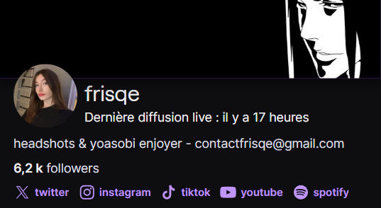 AshwayVisuals's tweet image. Frisqe (@frisqe) : VALORANT
▶️ twitch.tv/frisqe