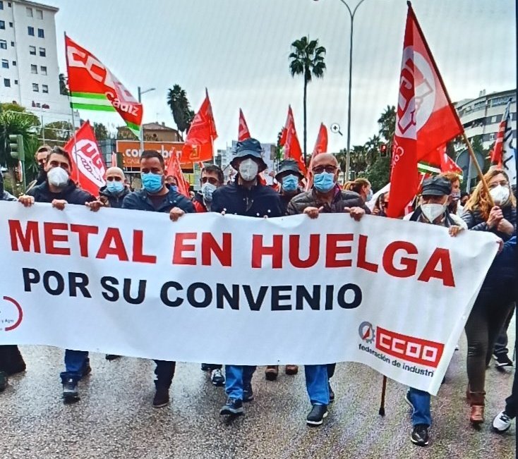 🔴Sostengu osoa Euskaditik Cadizeko metalgintzako langileei!!
🔴Todo el apoyo a las compañeras y compañeros del Metal de Cádiz desde Euskadi!
✊🏼La solidaridad es la ternura de los pueblos.
🔥Convenio digno YA!
#HuelgaDelMetalCádiz