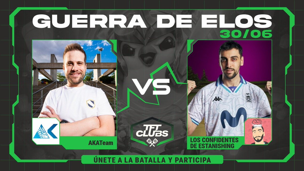 AKAWonder (@aka_wonder) on Twitter photo ⚔️🗣 LISTO PARA LA GUERRA? 🗣⚔️
Defiende al club de <a href="/estanishing/">estanishing</a> o al mío en una guerra de ELOs.
Si tu rango está entre Oro y Máster y tienes la tarde del 30 de Junio libre puedes participar, simplemente rellena el form: forms.gle/ohLgjbCQwydVWv… ⚔️🗣 LISTO PARA LA GUERRA? 🗣⚔️
Defiende al club de <a href="/estanishing/">estanishing</a> o al mío en una guerra de ELOs.
Si tu rango está entre Oro y Máster y tienes la tarde del 30 de Junio libre puedes participar, simplemente rellena el form: forms.gle/ohLgjbCQwydVWv…