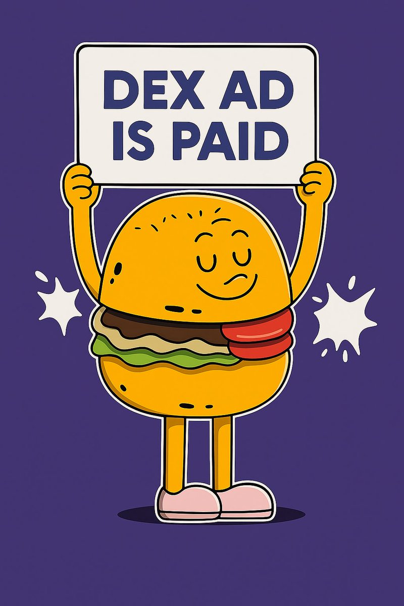 BurgerClub_CTO's tweet photo. We paid advertisement on @dexscreener  for $BURGER https://t.co/1mHOlB8e0O