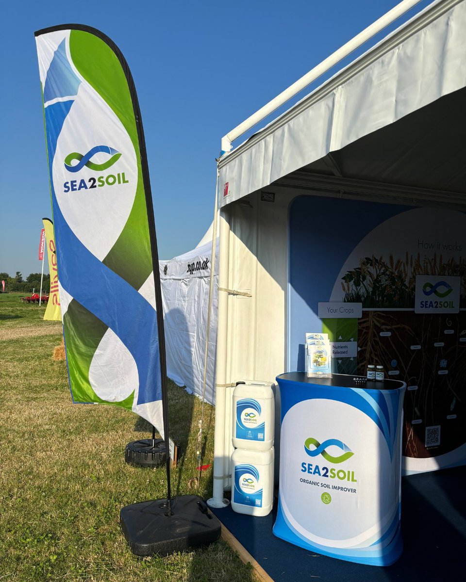 Meet us at #Groundswell2025 🐟

Got questions about soil health? Curious how Sea2Soil can fit into your farming system? Come and chat with our team at Stand DF E40!

Secure your spot and book a meeting with our team - we’d love to see you there!

🔗 sea2soil.co.uk/groundswell-20…