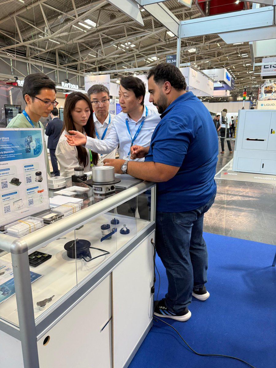 🚨 Day 4 Highlights from #CLEOEurope!

📢 We presented:
🌫 Photonic MEMS for real-time gas sensing
🔍 Ultra-wideband MEMS FT-IR
🧠 AI-driven optical inspection for MEMS
Our booth’s buzzing with live demos + collabs.
📍Catch us tomorrow too! #SiWareSystems #Spectroscopy #MEMS