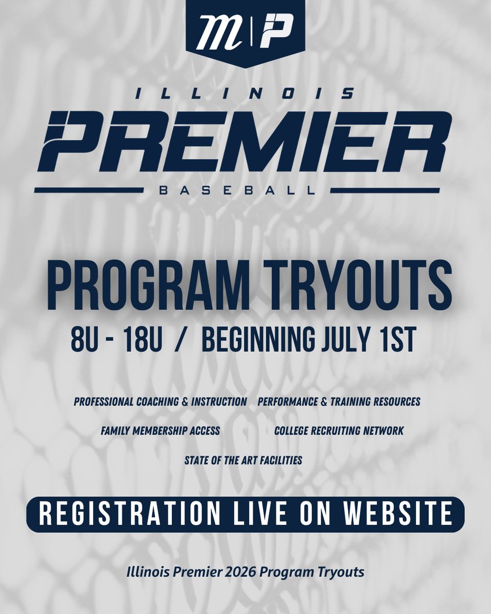 Illinois Premier Baseball tweet media