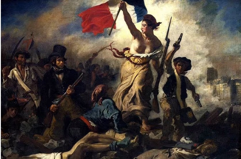 #Pintura 🖌️🖼️🎨
La libertad guiando al pueblo, Eugene Delacroix

Este cuadro del Louvre, realizado en el año de 1830, se ha convertido en sinónimo del espíritu rebelde francés, y su figura central.