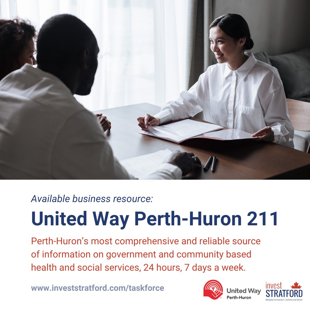 Need help navigating health, social, or community services in Perth-Huron? The United Way Perth-Huron 211 is your 24/7 resource for trusted information on local support services from government programs to community health resources. 

Learn more: bit.ly/3EfUfLJ