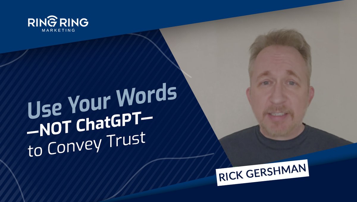 AI is great for certain types of content creation, but should it be used for personal communication? (Spoiler alert: No.)

Watch this video to learn more.

youtube.com/watch?v=_bytsz…

#funeralmarketing #funeralhomes #deathcaremarketing #trustandcredibility
