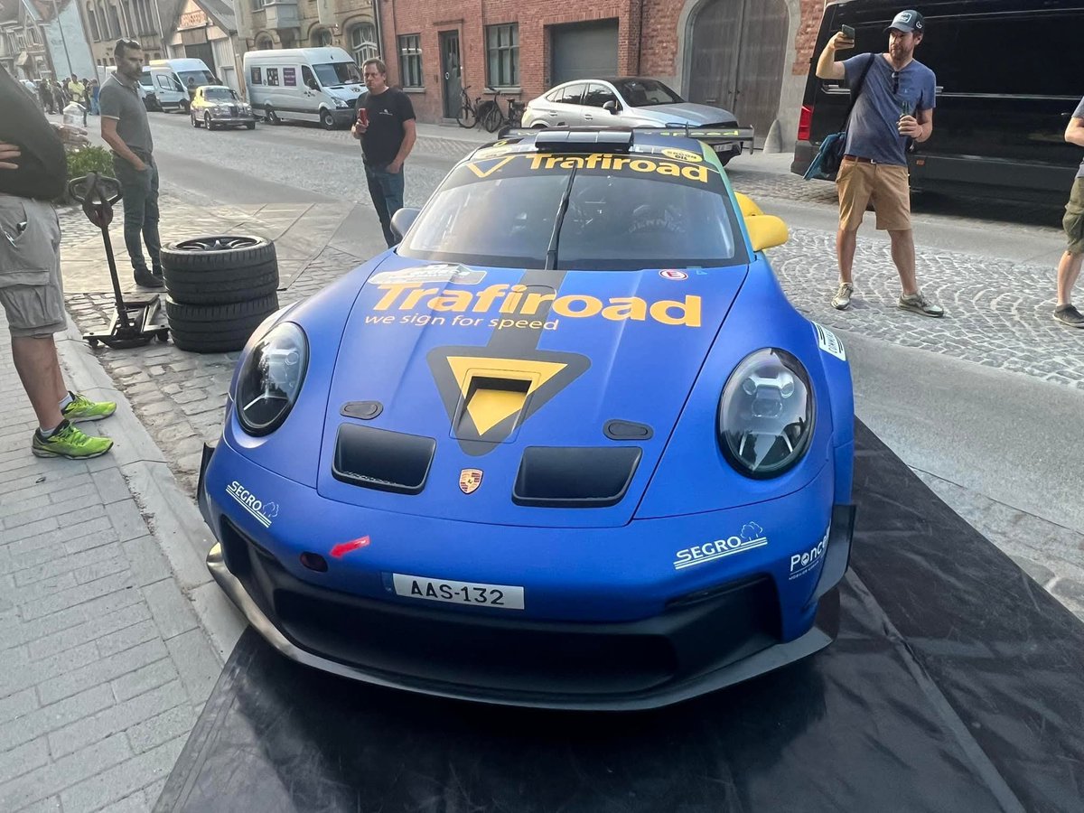 La Porsche 992 RallyGT de Dani Sordo pour ce week-end à #Ypres en Belgique