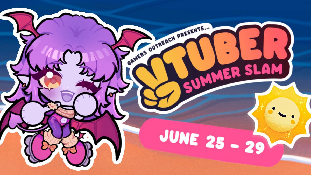 DiscoDiscoDG's tweet photo. Your favorite devil girl is doing some ✨CHARITY STREAMS✨ this weekend!! Come support Opokai in fundraising for the Vtuber Summer Slam!! I’ll be streaming Yoshi’s Island June 28-29 at noon pst!! 🪩✨ https://t.co/Ygp28HTq41