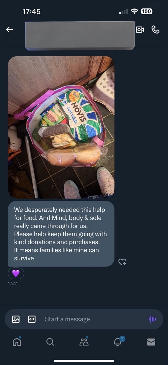 Without your support we wouldn’t be able to help those in need. 

When you order something off our website it’s providing a lifeline to someone in need of food, gas or electric. 

Please check out our website mindbodysole.uk 

Donate - mindbodysole.uk/donate