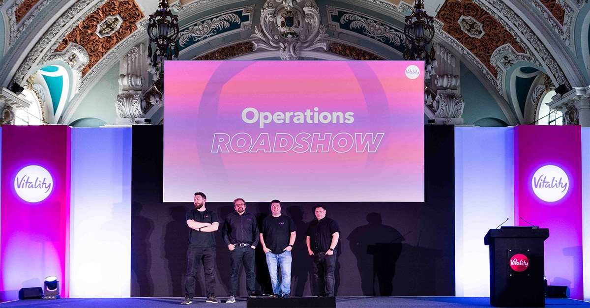 _cpsevents's tweet photo. Behind every great event is a dedicated team.

We provided full technical support for the Vitality UK Operations Roadshow — including AV, lighting, and video.

#wemakeevents #events #cps #vitalityuk #teambuilding #soundhire #lightinghire #production #confernece #livestream https://t.co/IMrN9IfVQF