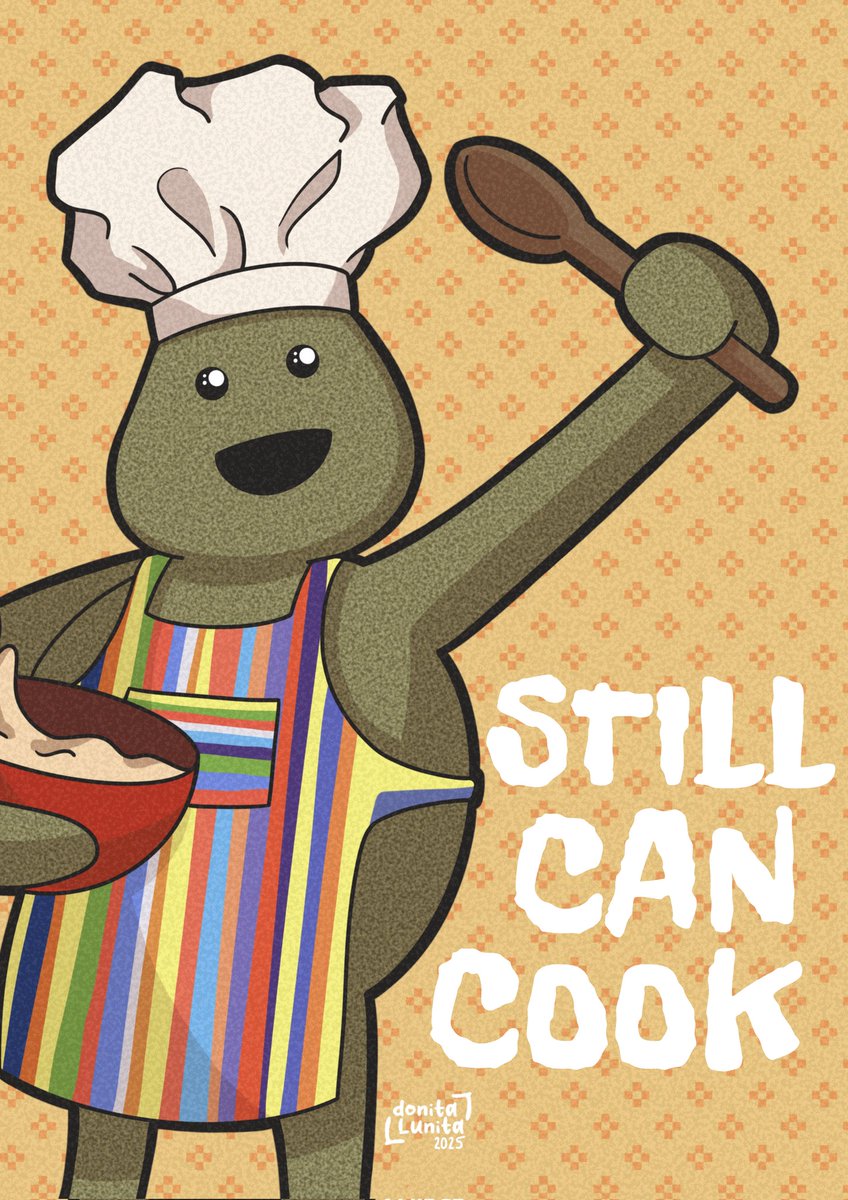 donitaLunitaArt's tweet image. 👩🏼‍🍳 Let him cook!! 

#tinychef