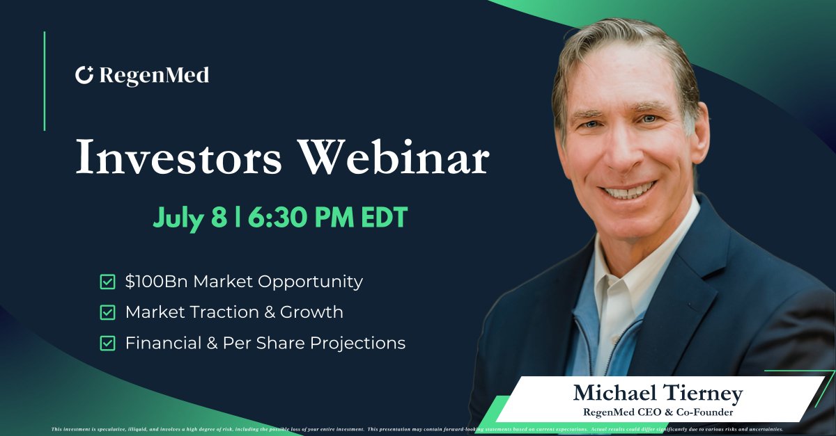 Please join our CEO and Co-Founder, Michael Tierney, for a presentation on our $100 bn addressable markets, ongoing market traction, and financial and per share projections. More here:
hubs.li/Q03tNk9t0