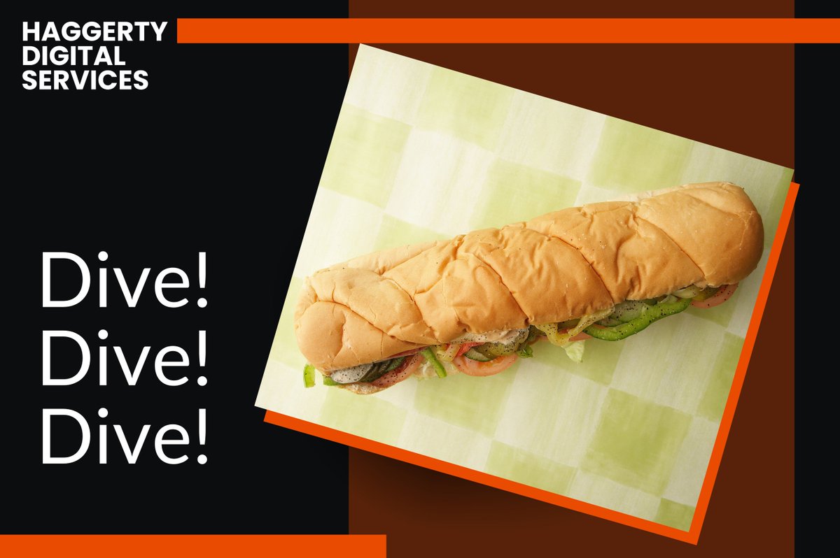haggertydigital's tweet photo. Finish the sub or save half for later? Pausing projects can be healthy—just be sure to return. Creativity can’t be forced!

#teamwork #success #marketing #submarinesandwich #sandwiches #lunch https://t.co/Z8IBAQF9f5