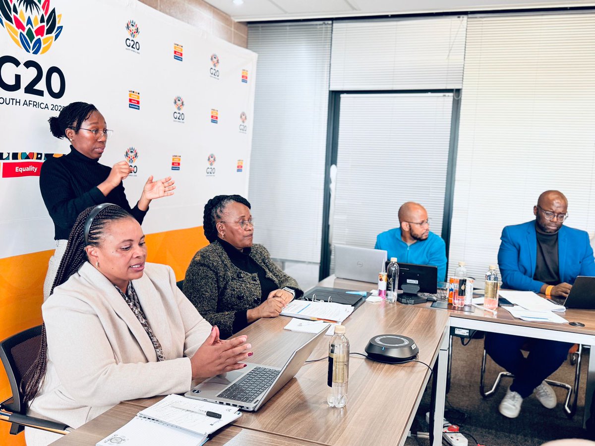 [Earlier today]

Deputy Minister <a href="/msletsike/">Hon Mmapaseka Steve Letsike, MP 🇿🇦🏳️‍🌈 🇵🇸</a> delivered opening remarks at the #G20 Disability Inclusion Initiative 

The initiative aims to:
Drive inclusive development across all sectors.
Align with international disability rights instruments like the UN CRPD.