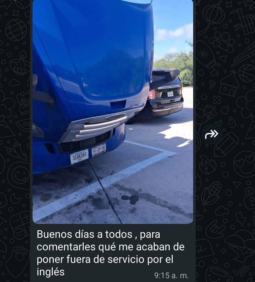se_freight's tweet photo. COMENZO 😨
En un grupo de traileros aseguraron que a un operador de camión lo pararon en Texas y al hacerle preguntas para que respondiera en inglés y al no lograrlo lo pararon y no lo dejaron continuar
Tuvo que ir otro operador que si supiera de inglés para llevarse la unidad. https://t.co/3G0KuGnhbX