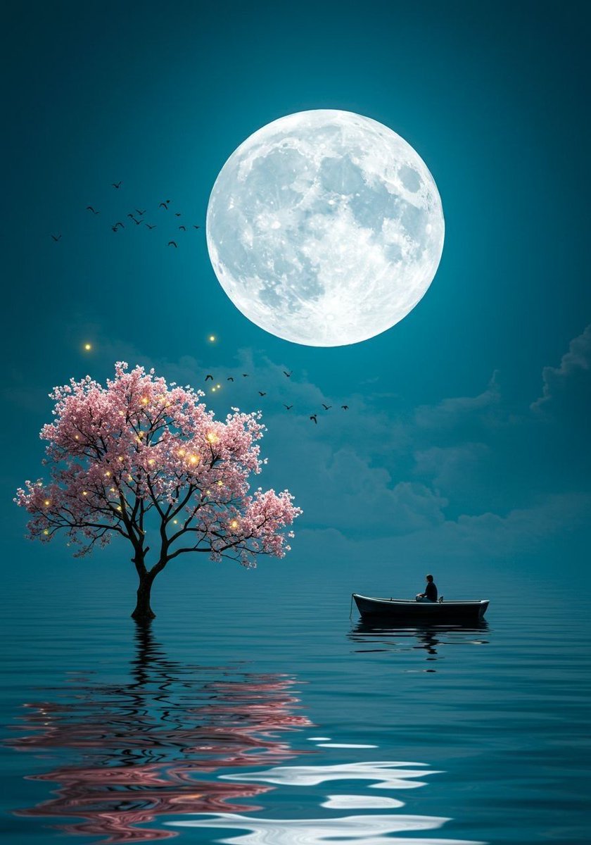 ramblingsloa's tweet photo. Put your thoughts to sleep 
Do not let them cast a shadow over the moon of your heart. 
Let go of thinking. 

Rumi https://t.co/NLRZX5edPh