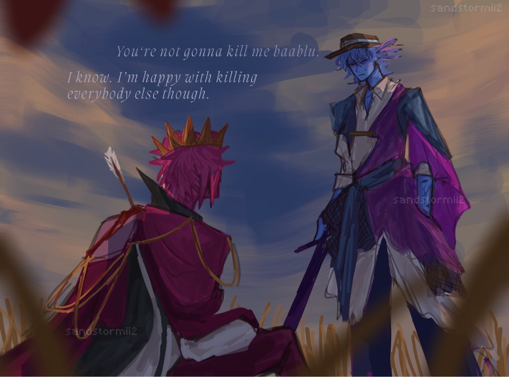 Me when I 1v1 bro  #fantstfanart #baablufanart