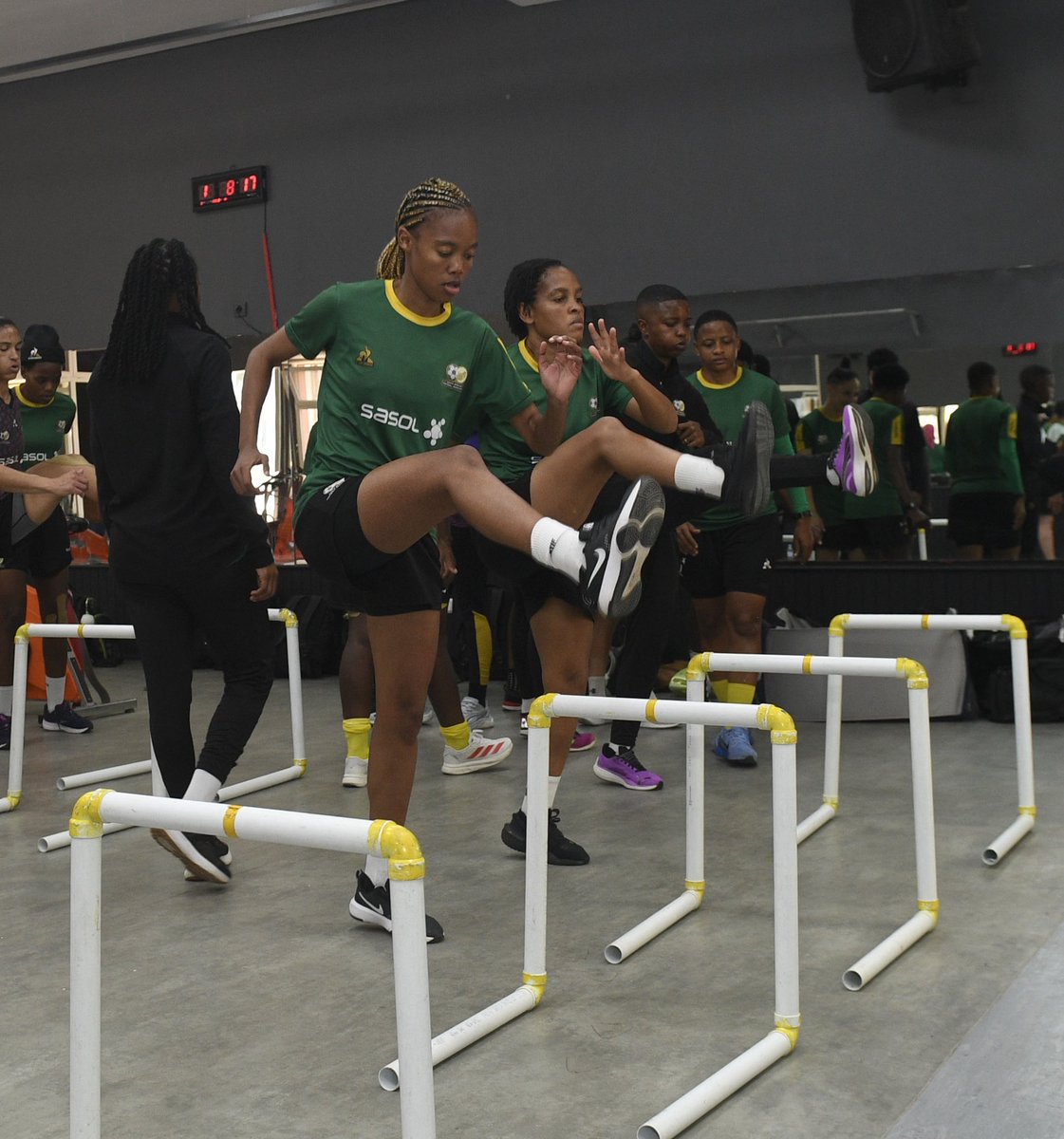Banyana_Banyana's tweet photo. Start up in Mohammedia 👏
First session in the bag as we enter the final stretch of WAFCON prep.

Locked in. Eyes forward. Let’s go! 💪🏾⚽️

#BanyanaBanyana #WAFCON2024 #RoadToWAFCON https://t.co/mOpTXMVyTW