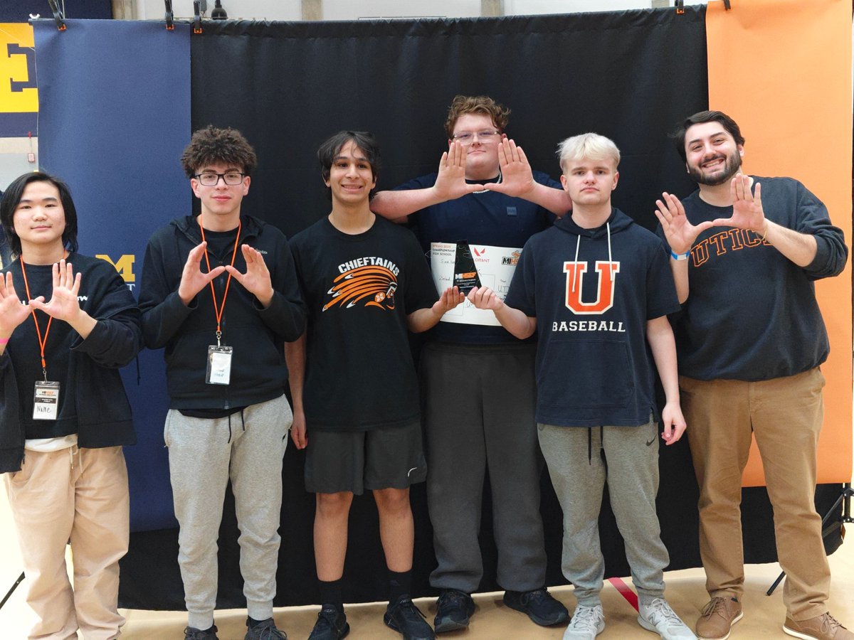Congratulations to Utica High School <a href="/UticaHighSchool/">Utica High School</a> for winning the MiHSEF Spring 25' Valorant Championship!