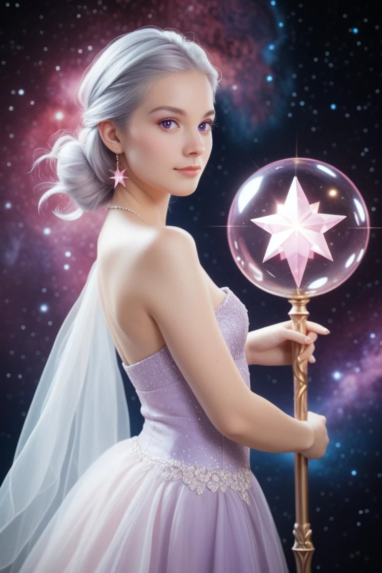 AetherMuse11's tweet photo. Guided by starlight—today’s Cosmic Staffbearer arrives 💫  What power do you think her crystal holds?  #AetherMuse #AIart #AIartists #AIRealism #DigitalPortrait #FantasyArt #CrystalStaff #PastelGalaxy https://t.co/tqpGUGjmhu